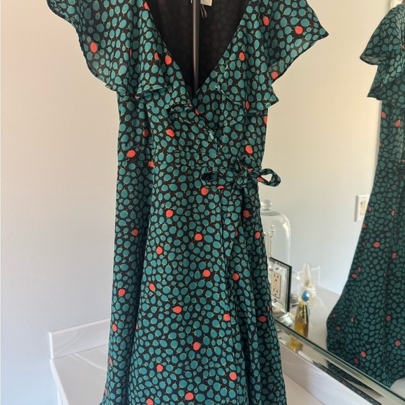 Anthropologie Dresses & Skirts - Anthropologie HD in Paris Asymmetrical Dress in Teal and Black